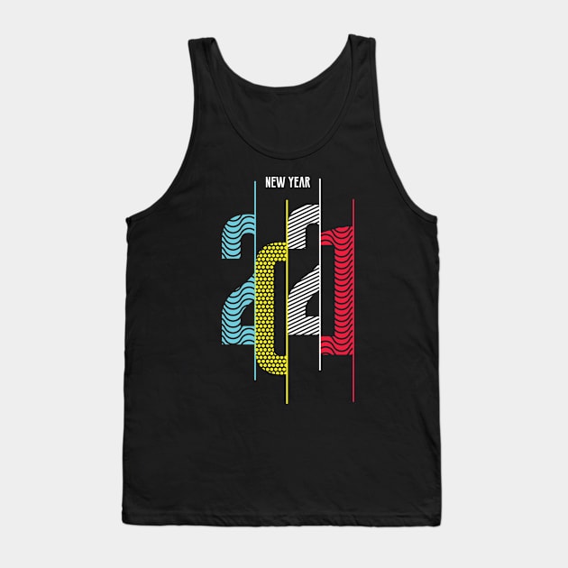 2021 - New Year Tank Top by kellydesigns